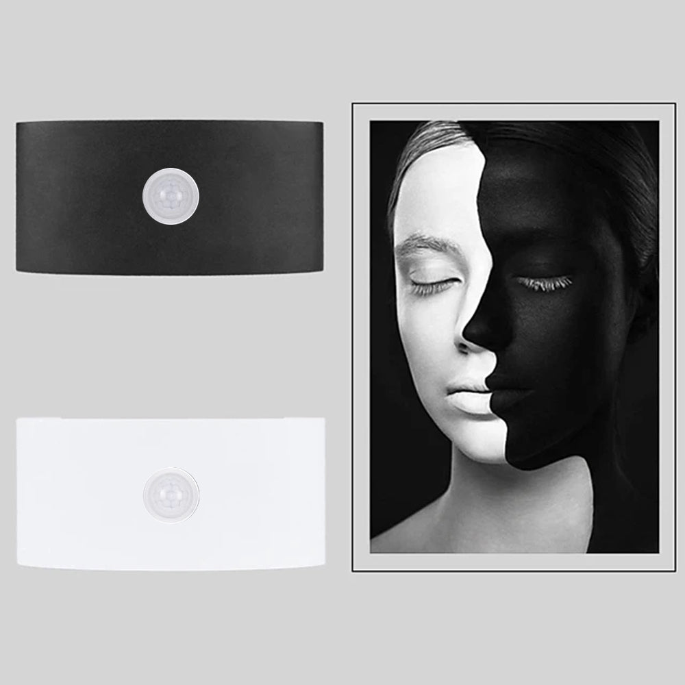 Outdoor LED Wall Lamp Modern with Motion Sensor and Up Down Light Effect