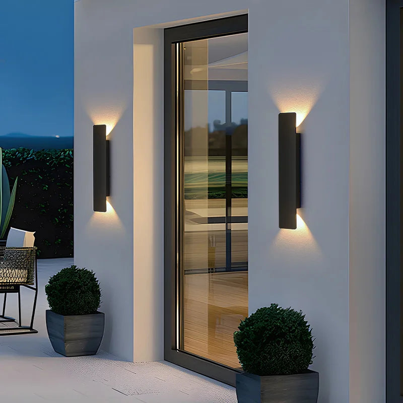 Outdoor LED Wall Light Modern Up Down Sconce for Facade and Patio