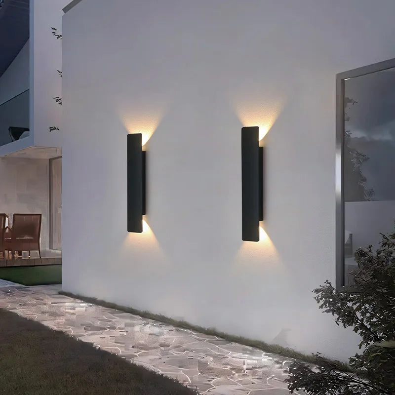Outdoor LED Wall Light Modern Up Down Sconce for Facade and Patio