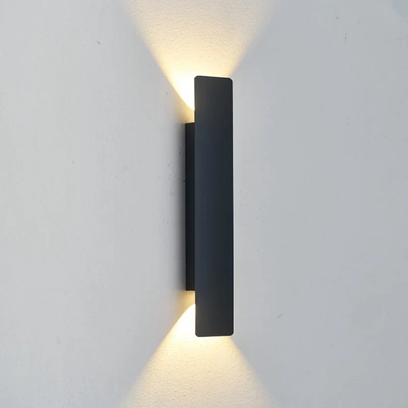 Outdoor LED Wall Light Modern Up Down Sconce for Facade and Patio