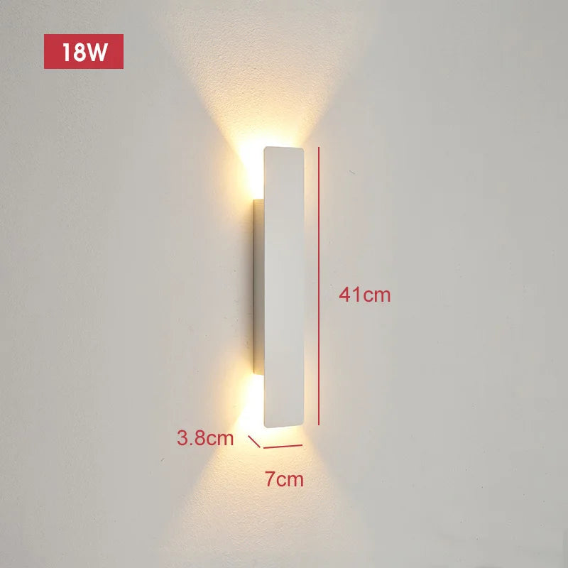 Outdoor LED Wall Light Modern Up Down Sconce for Facade and Patio