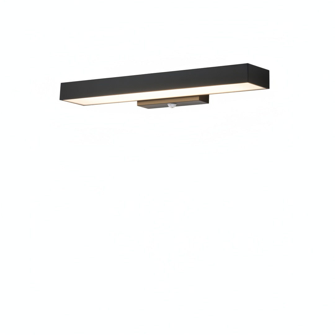 Outdoor LED Wall Light Modern with Motion Sensor and Rectangular Design