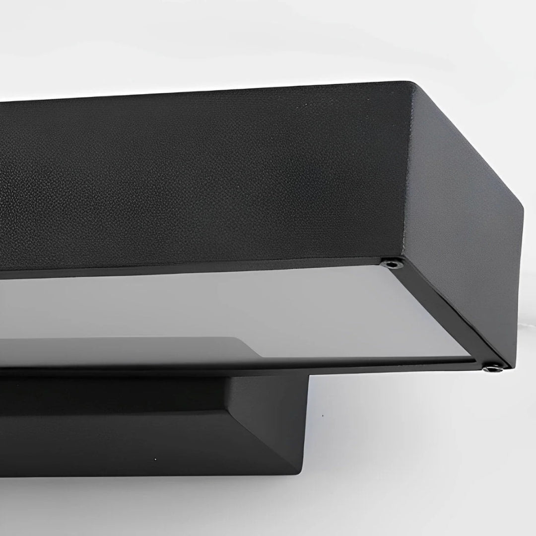 Outdoor LED Wall Light Modern with Motion Sensor and Rectangular Design