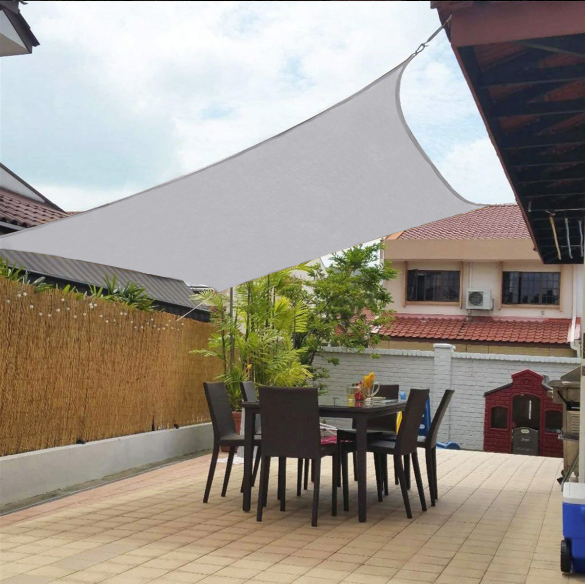 Outdoor Shade Sail Canopy for Patio and Garden
