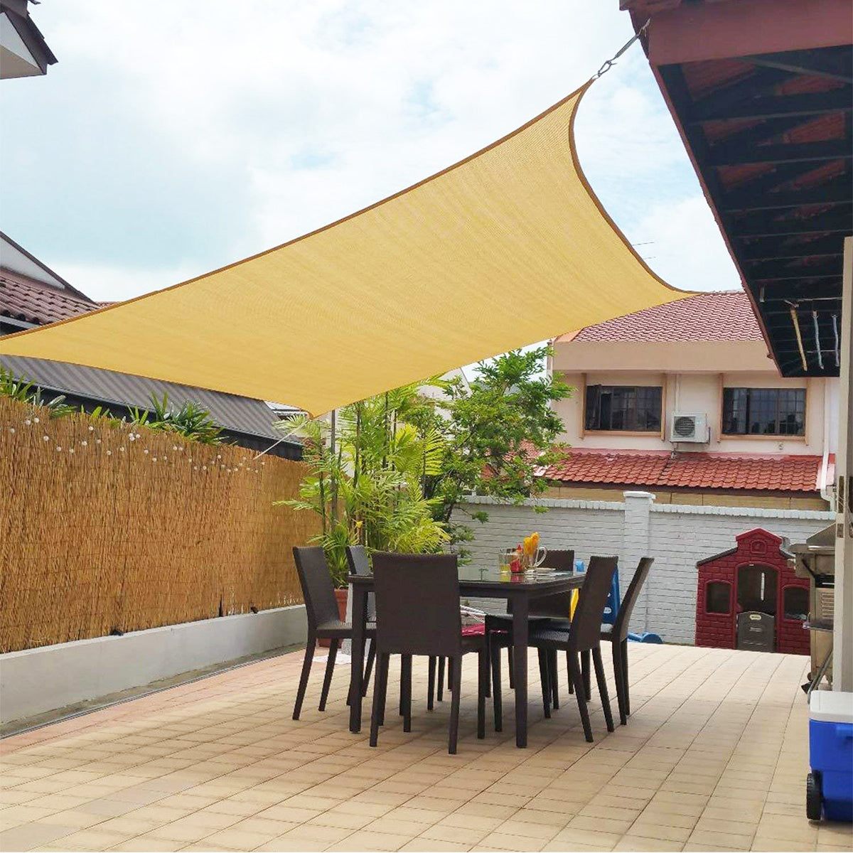 Outdoor Shade Sail Canopy for Patio and Garden