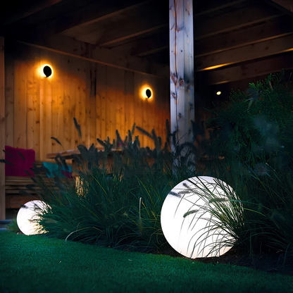 Outdoor Solar Globe Light for Garden, Patio and Pathway with Warm Glow