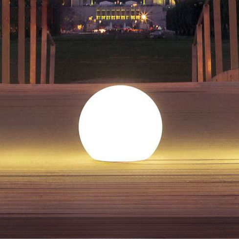 Outdoor Solar Globe Light for Garden, Patio and Pathway with Warm Glow