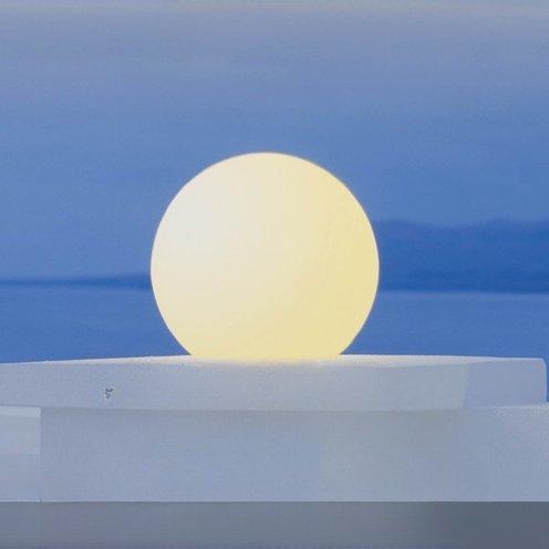 Outdoor Solar Globe Light for Garden, Patio and Pathway with Warm Glow