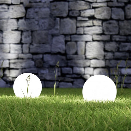 Outdoor Solar Globe Light for Garden, Patio and Pathway with Warm Glow