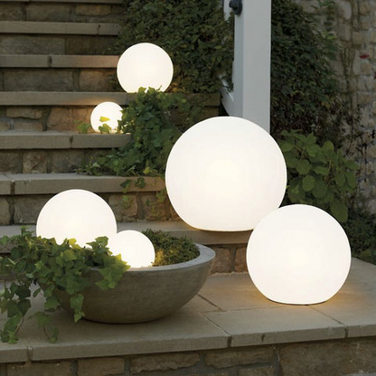 Outdoor Solar Globe Light for Garden, Patio and Pathway with Warm Glow