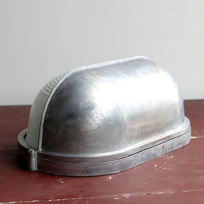 Outdoor Wall Lamp Industrial Retro with Oval Frosted Glass Cover