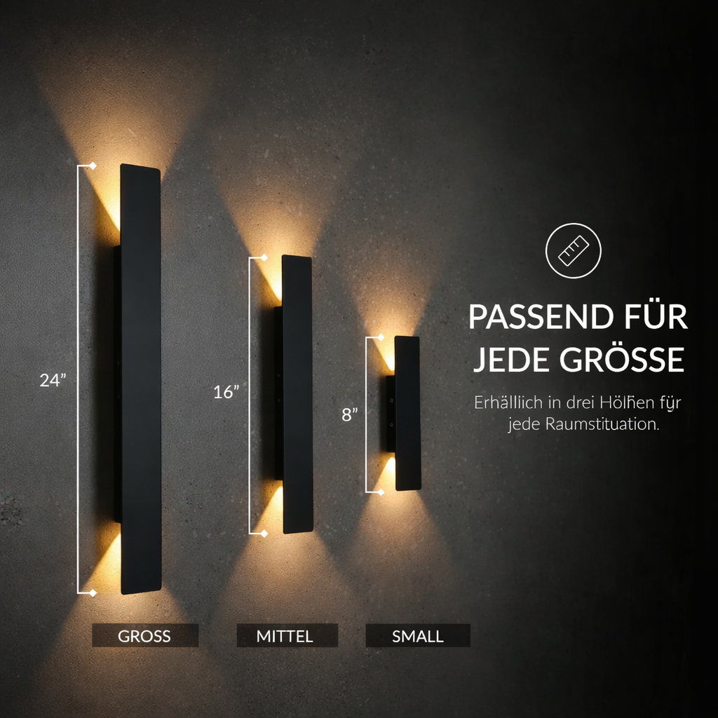 Outdoor Wall Lamp Modern LED Up Down Light with IP65 Rating