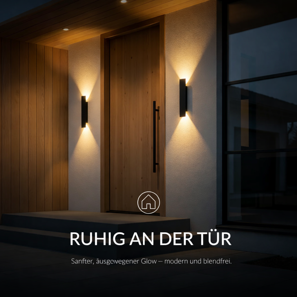 Outdoor Wall Lamp Modern LED Up Down Light with IP65 Rating