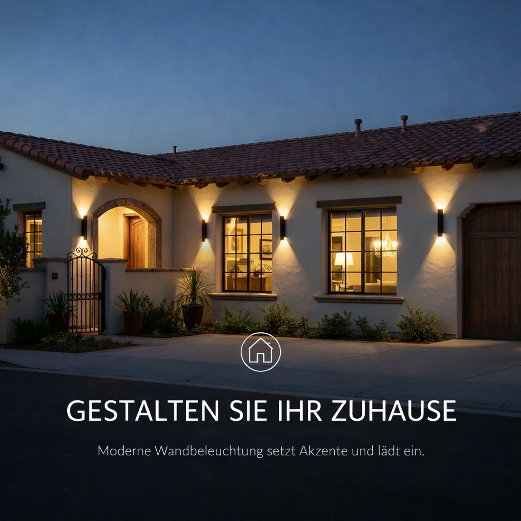 Outdoor Wall Lamp Modern LED Up Down Light with IP65 Rating