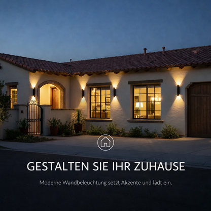 Outdoor Wall Lamp Modern LED Up Down Light with IP65 Rating