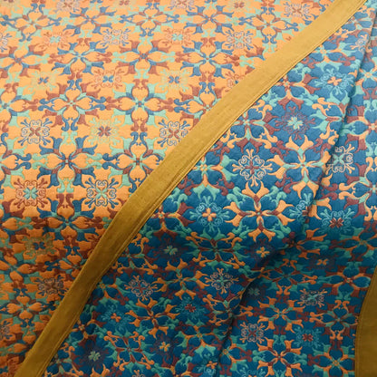 Patterned Six-Layer Quilt with Contrast Border