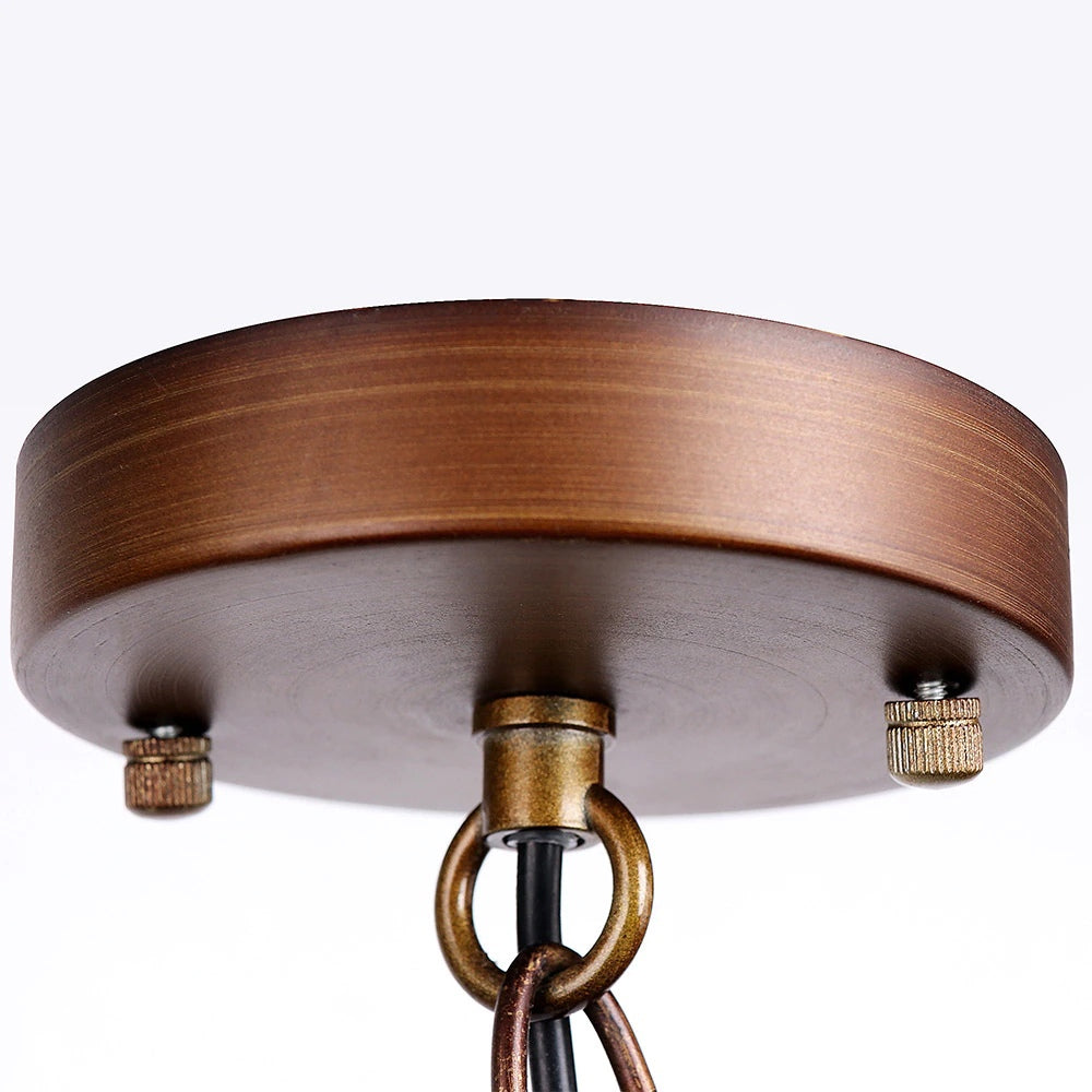 Pendant Lamp Bohemian Palm Leaf Design with Adjustable Cable and E27 Fitting