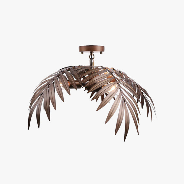 Pendant Lamp Bohemian Palm Leaf Design with Adjustable Cable and E27 Fitting