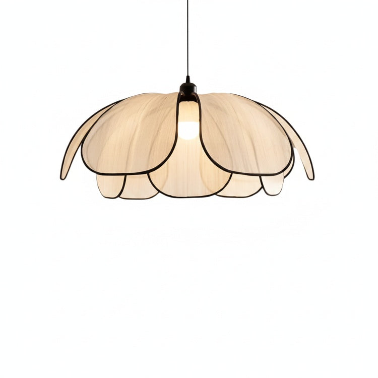 Pendant Lamp Bohemian with Flower Petal Shade in Three Sizes