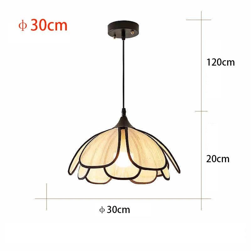 Pendant Lamp Bohemian with Flower Petal Shade in Three Sizes