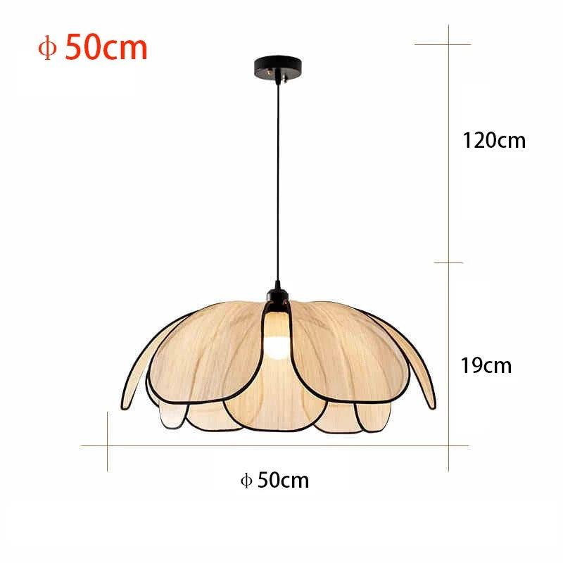 Pendant Lamp Bohemian with Flower Petal Shade in Three Sizes