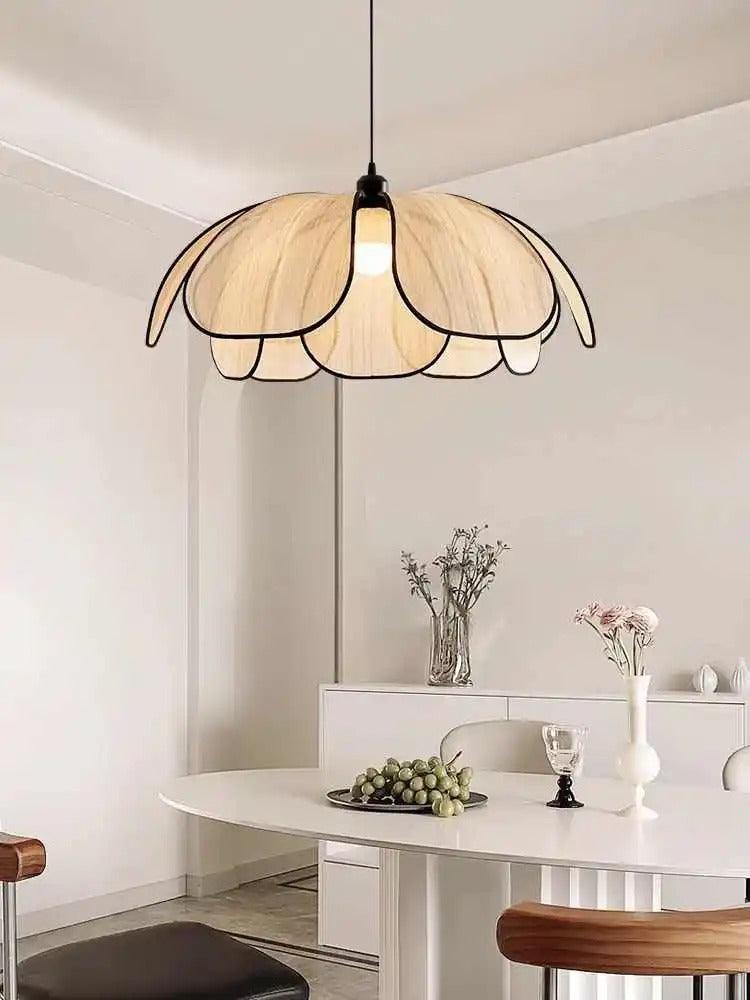 Pendant Lamp Bohemian with Flower Petal Shade in Three Sizes