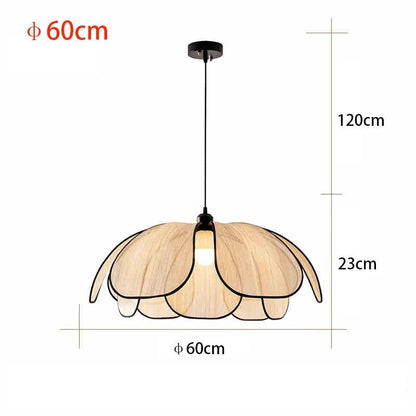 Pendant Lamp Bohemian with Flower Petal Shade in Three Sizes