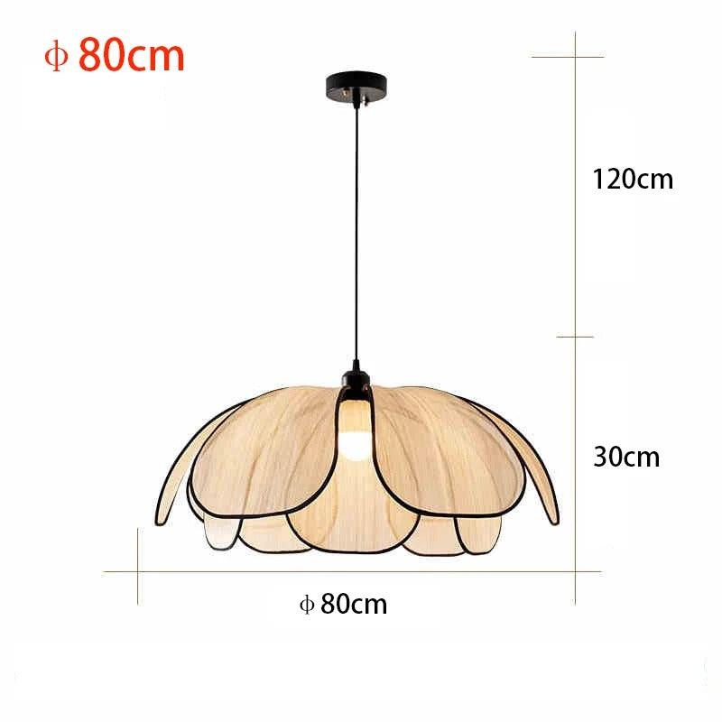 Pendant Lamp Bohemian with Flower Petal Shade in Three Sizes