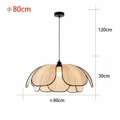 Pendant Lamp Bohemian with Flower Petal Shade in Three Sizes