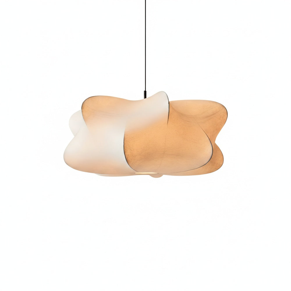 Pendant Lamp Minimalist Wabi Sabi Cocoon Shape with Adjustable Cable