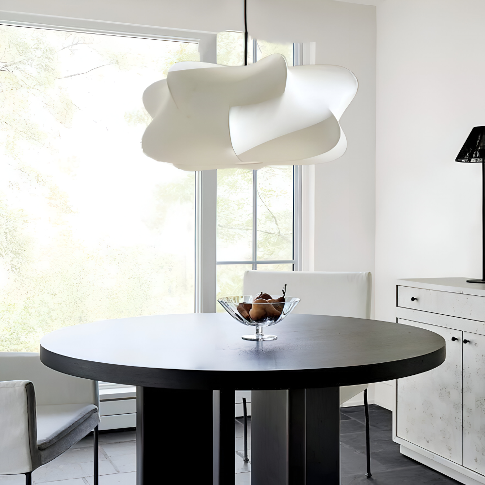 Pendant Lamp Minimalist Wabi Sabi Cocoon Shape with Adjustable Cable