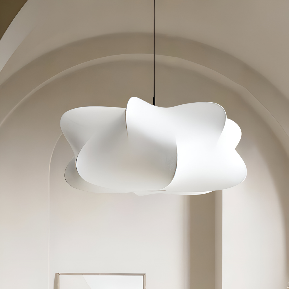 Pendant Lamp Minimalist Wabi Sabi Cocoon Shape with Adjustable Cable
