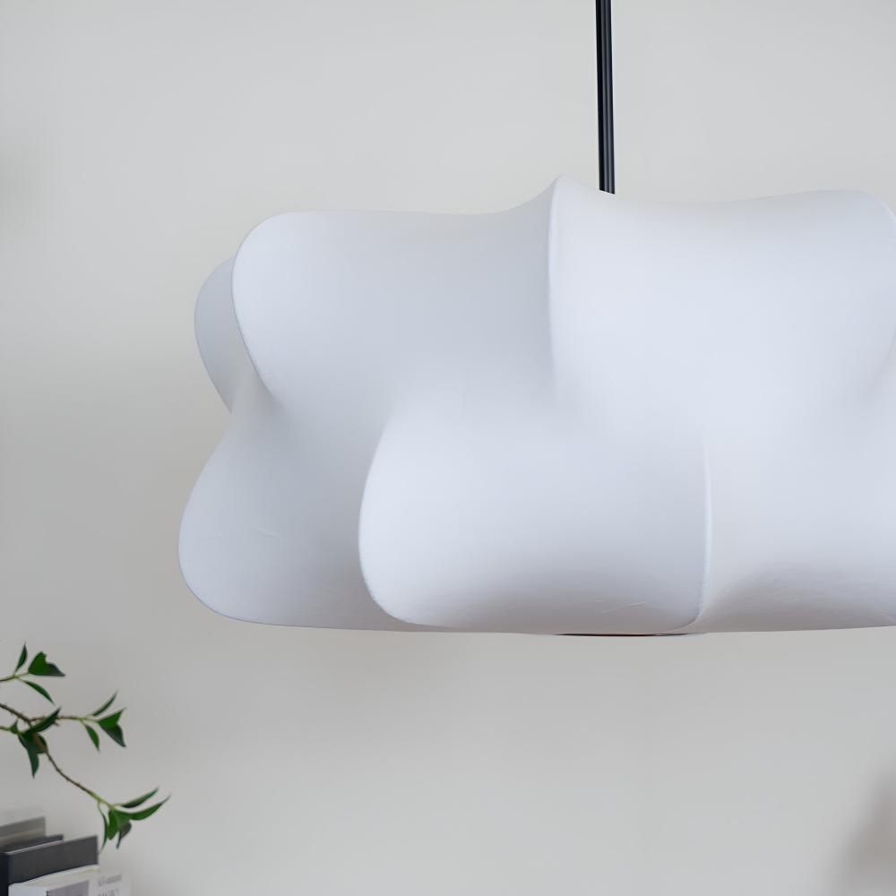 Pendant Lamp Minimalist Wabi Sabi Cocoon Shape with Adjustable Cable