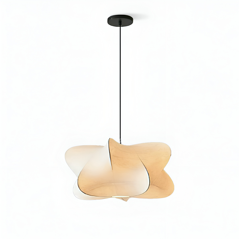 Pendant Lamp Minimalist Wabi Sabi Cocoon Shape with Adjustable Cable