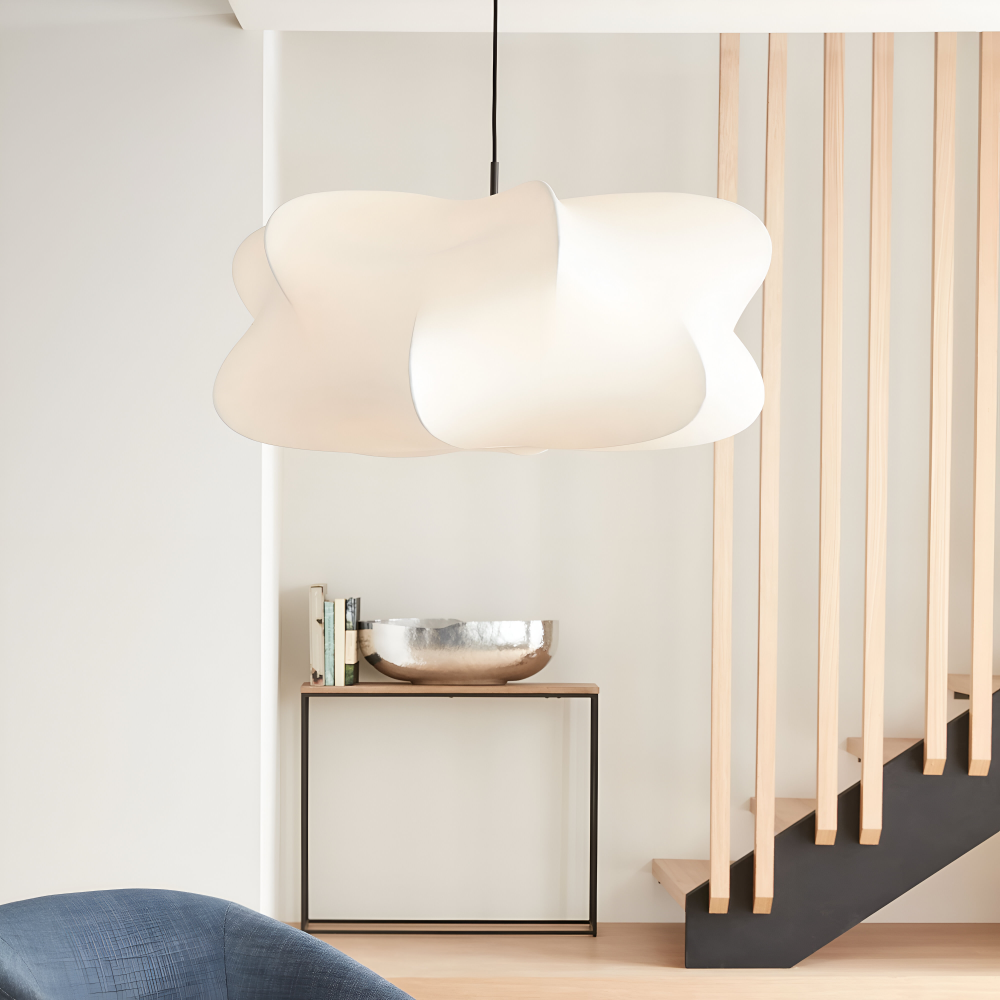Pendant Lamp Minimalist Wabi Sabi Cocoon Shape with Adjustable Cable