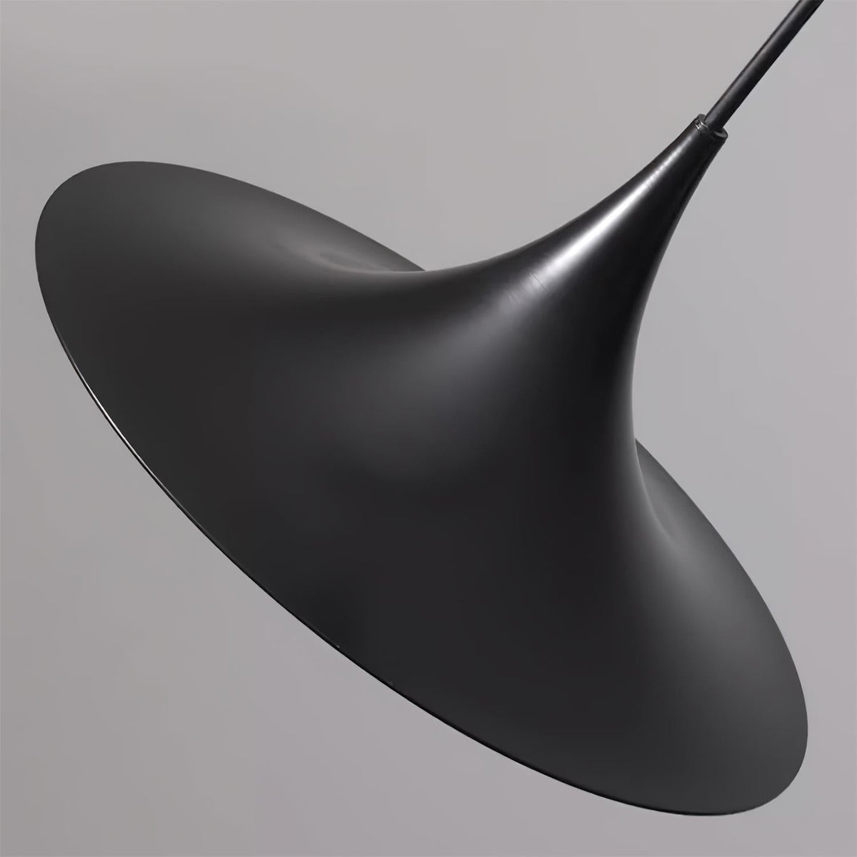 Pendant Lamp Minimalist with Flared Shade and Adjustable Cord