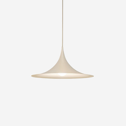 Pendant Lamp Minimalist with Flared Shade and Adjustable Cord