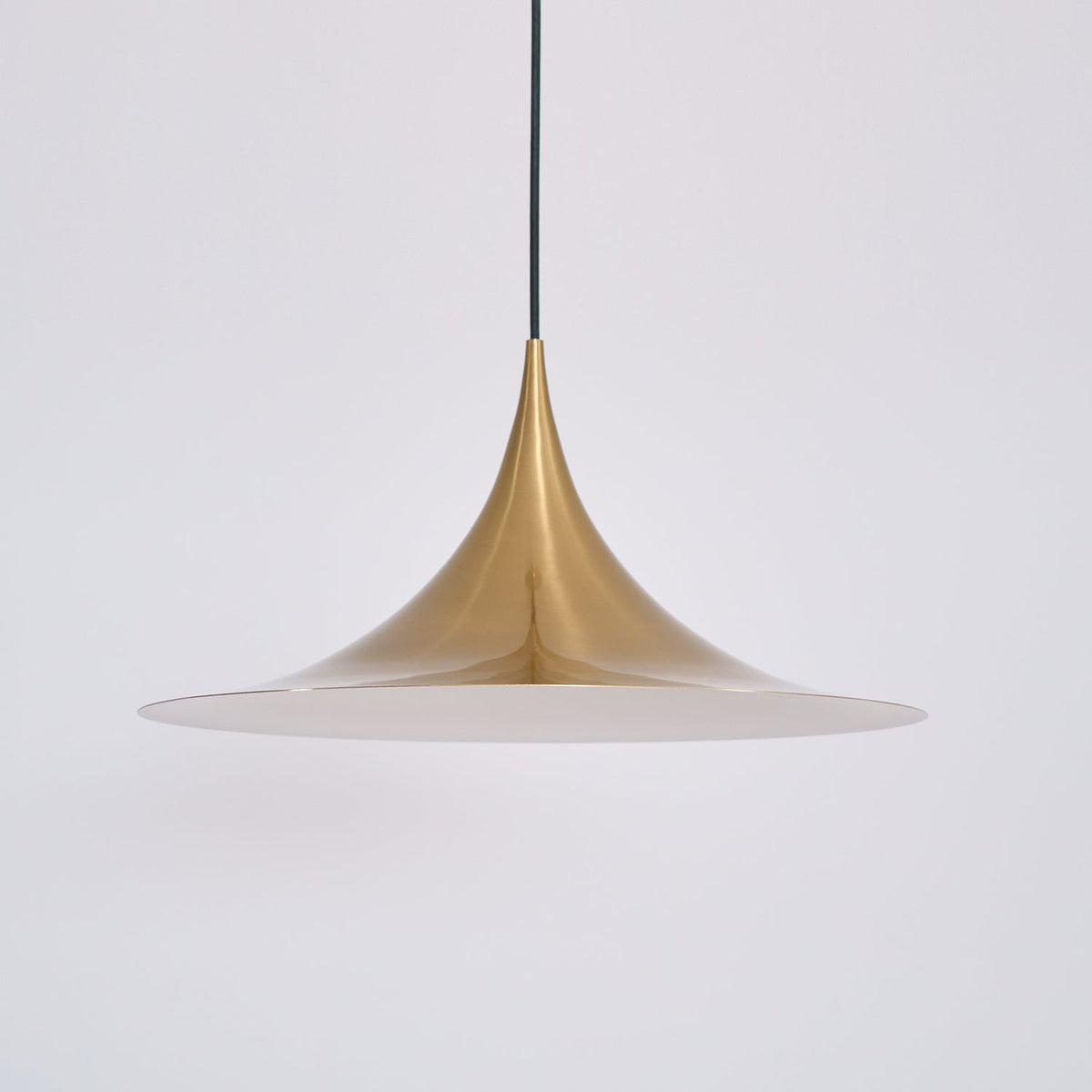 Pendant Lamp Minimalist with Flared Shade and Adjustable Cord