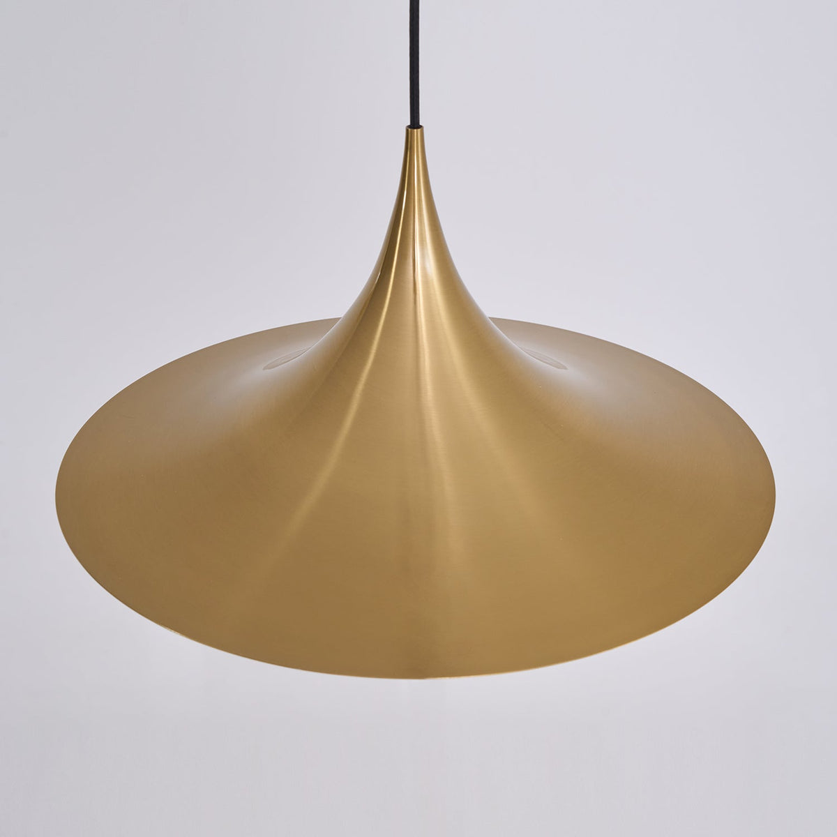Pendant Lamp Minimalist with Flared Shade and Adjustable Cord