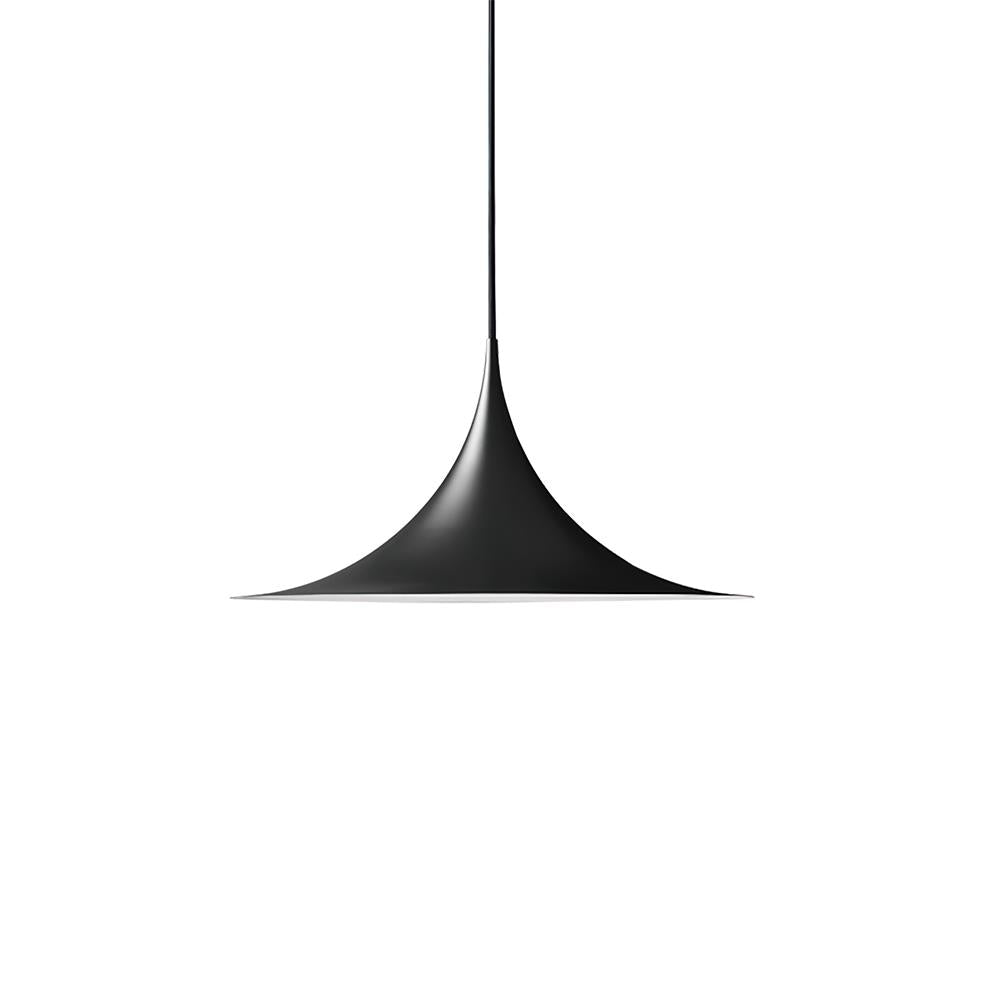 Pendant Lamp Minimalist with Flared Shade and Adjustable Cord