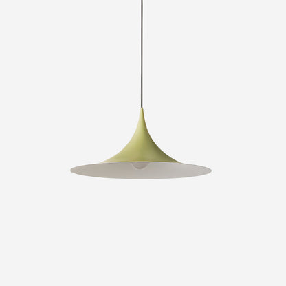Pendant Lamp Minimalist with Flared Shade and Adjustable Cord