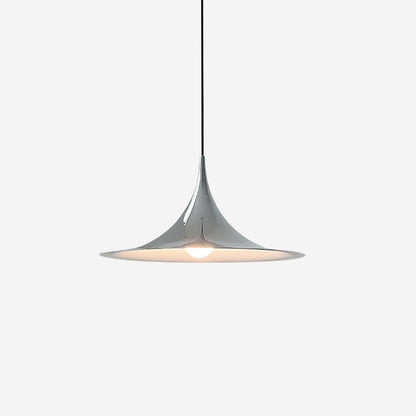 Pendant Lamp Minimalist with Flared Shade and Adjustable Cord