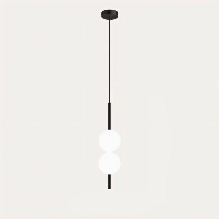 1 Head – Double Globe, Black, 4.7" × 22.4" / 12 × 57 cm