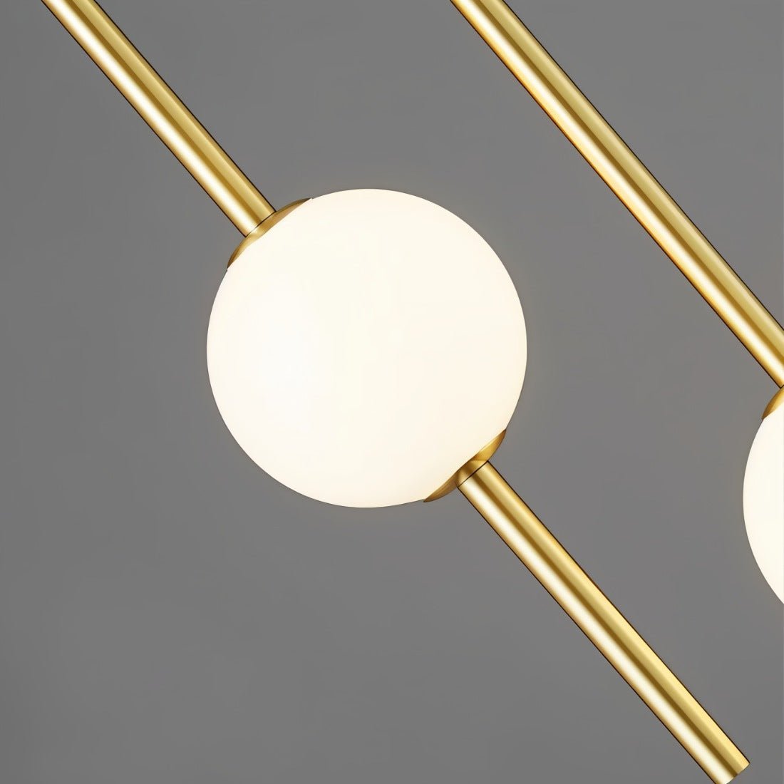 Pendant Lamp Minimalist with Globe Glass Shade and Adjustable Height