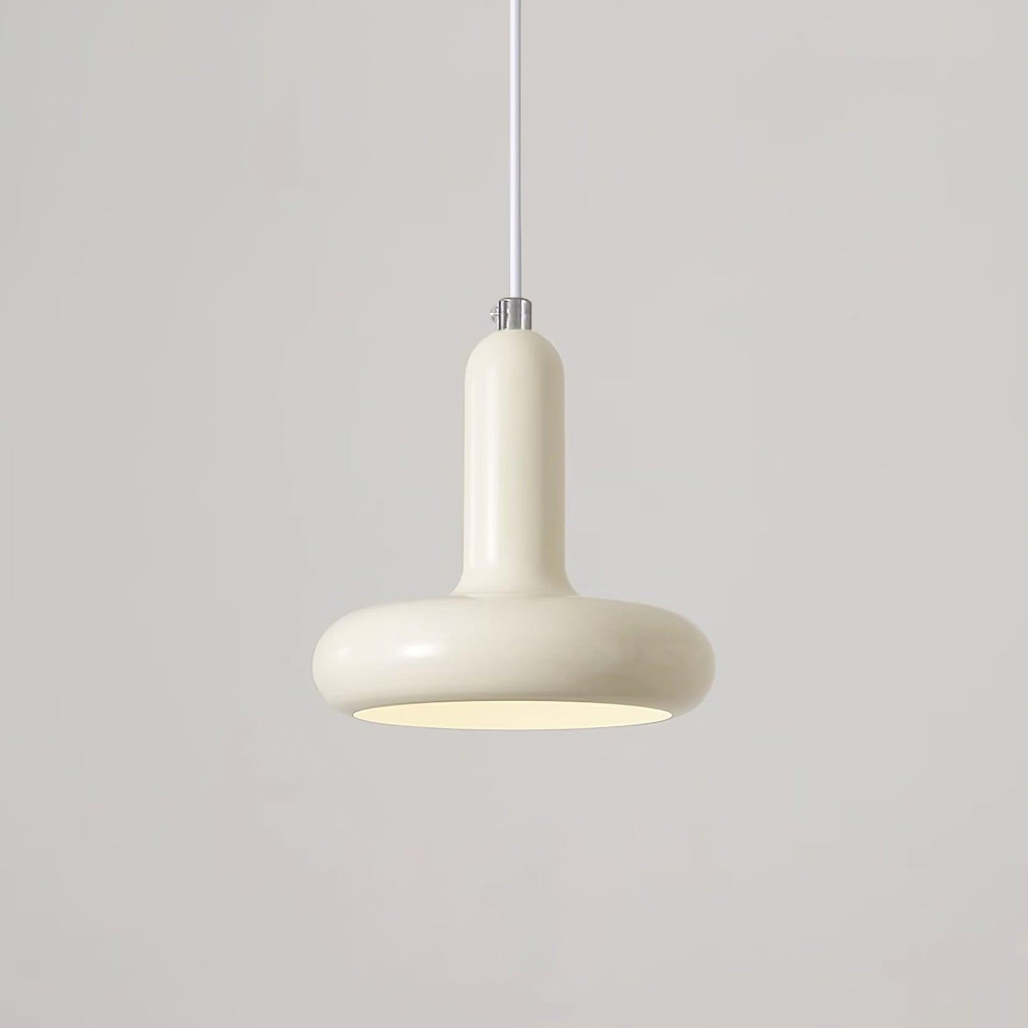 Pendant Lamp Minimalist with Round Donut Shade and Adjustable Cord