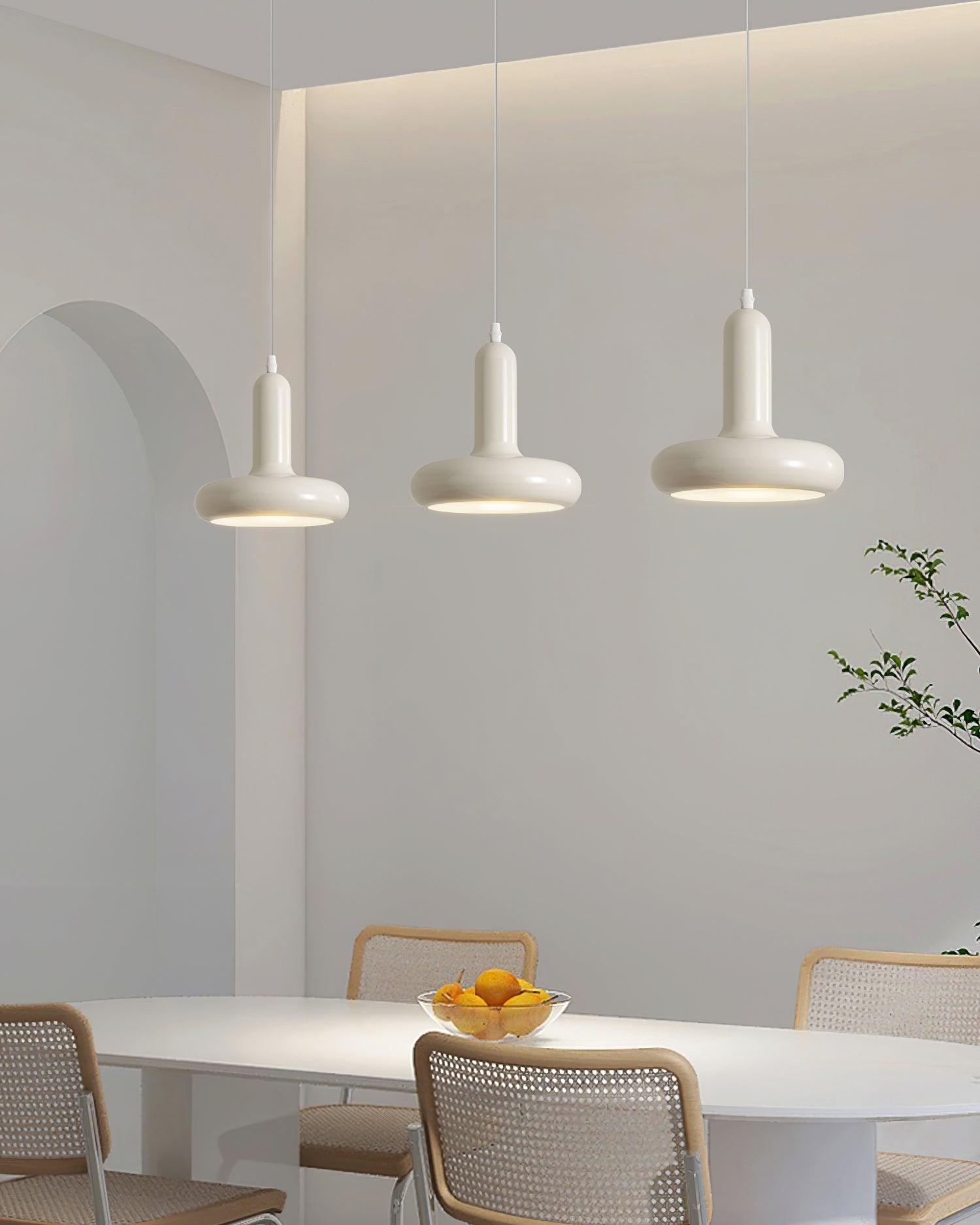 Pendant Lamp Minimalist with Round Donut Shade and Adjustable Cord