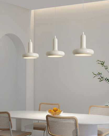 Pendant Lamp Minimalist with Round Donut Shade and Adjustable Cord