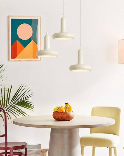 Pendant Lamp Minimalist with Round Donut Shade and Adjustable Cord