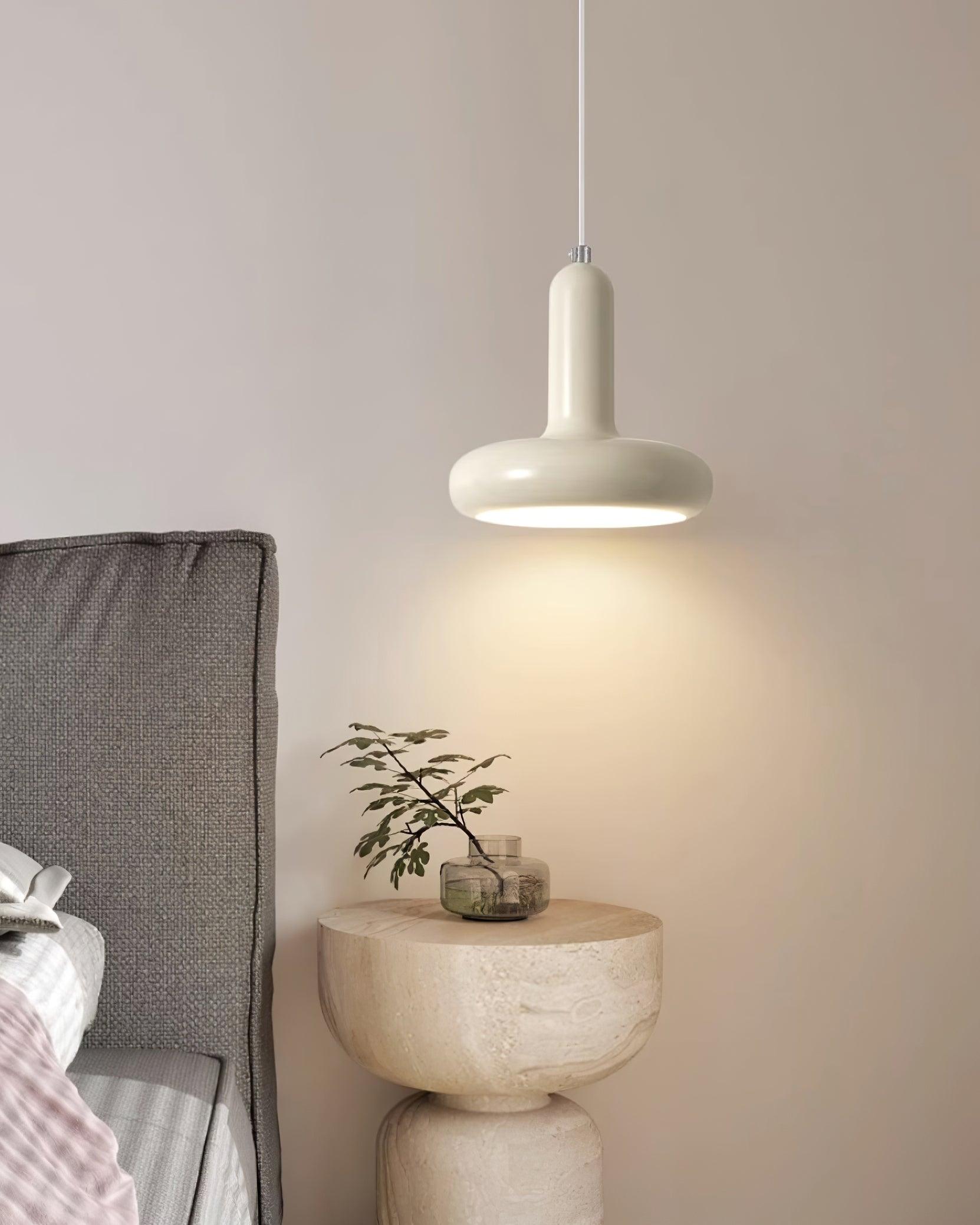 Pendant Lamp Minimalist with Round Donut Shade and Adjustable Cord
