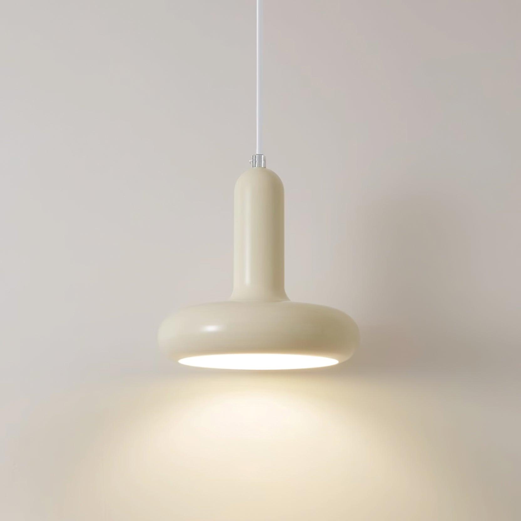 Pendant Lamp Minimalist with Round Donut Shade and Adjustable Cord